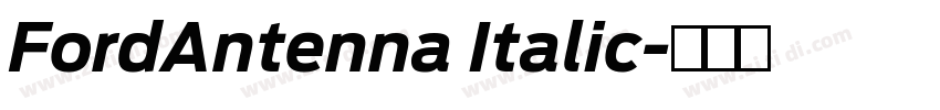 FordAntenna Italic字体转换